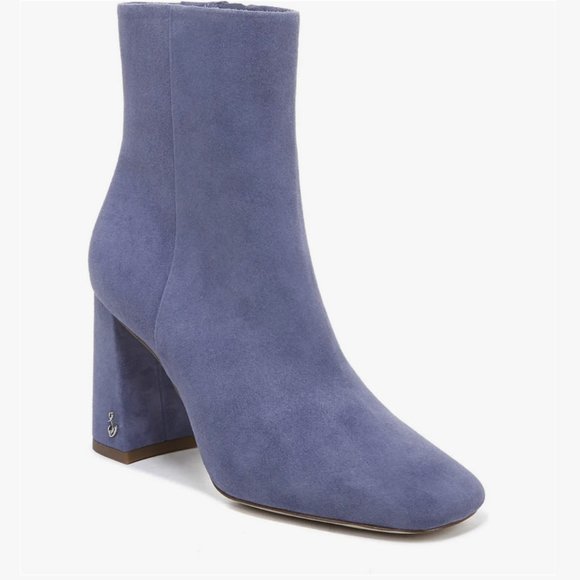 NEW Sam Edelman Size 9.5 Codie Square Toe Bootie - Dusty Violet - Picture 1 of 8